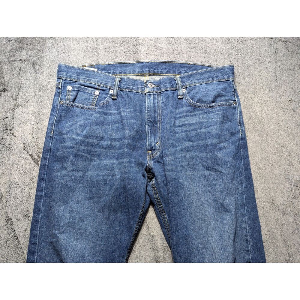 Levi's 514 Straight Leg Jeans Men's Size 38x30 Medium Wash - Picture 2 of 14